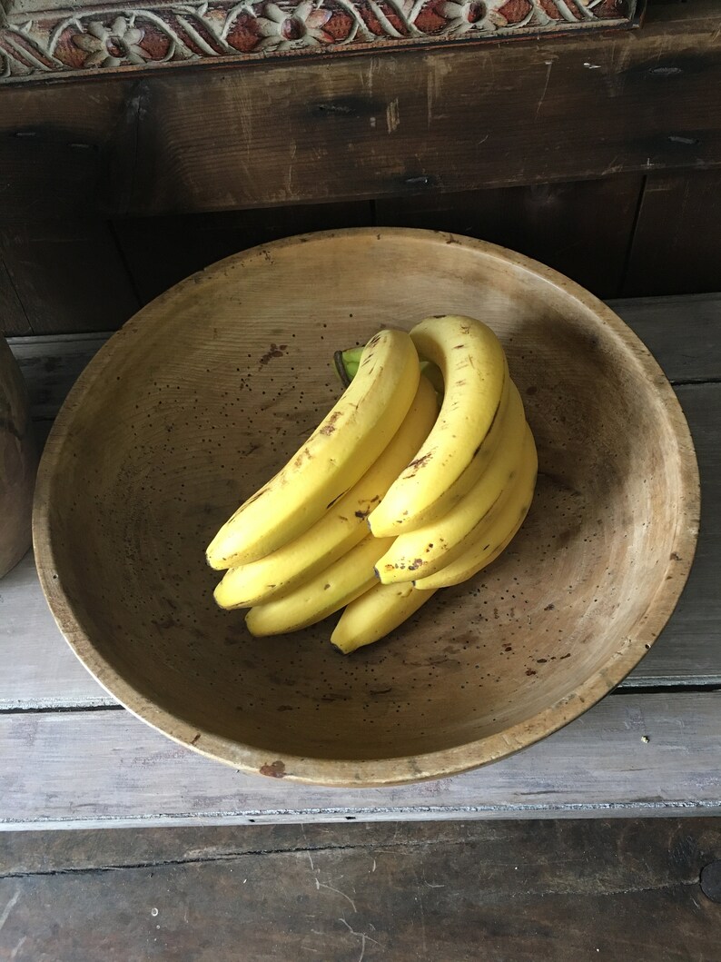 Fabulous Large Antique Exotic Wood Bowl-patina/dough Bowl - Etsy