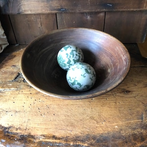 Antique Wood Bowl