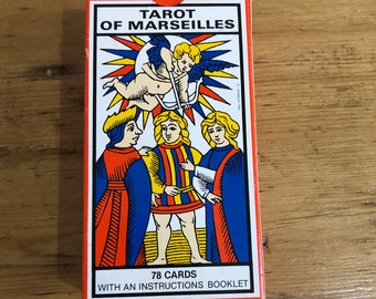 Vintage (1980) Ancien Tarot De Marseille by B. P. Grimaud