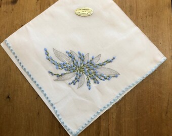Fazzoletto di cotone svizzero ricamato