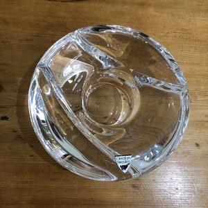 Orrefors Swedish Glass Tealight Candle Holder