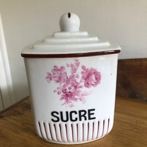Manon Lidded Sugar (Sucre) Storage Jar