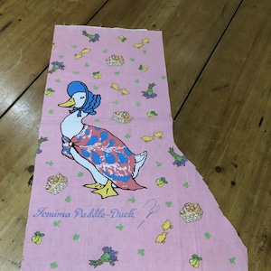 Jemima Puddle-duck Fabric Remnant