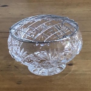 Cut Glass Rose Bowl