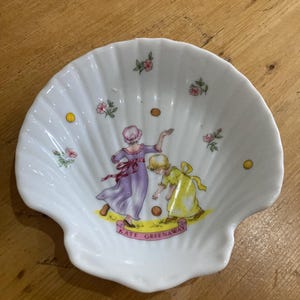 Joli porte-savon en forme de coquille Saint-Jacques de Kate Greenaway