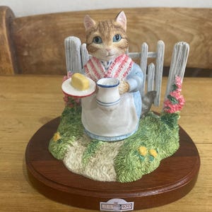 Border Fine Arts, Beatrix Potter, Katten Ribby från Pajen och Patty Pan 100-årsjubileum