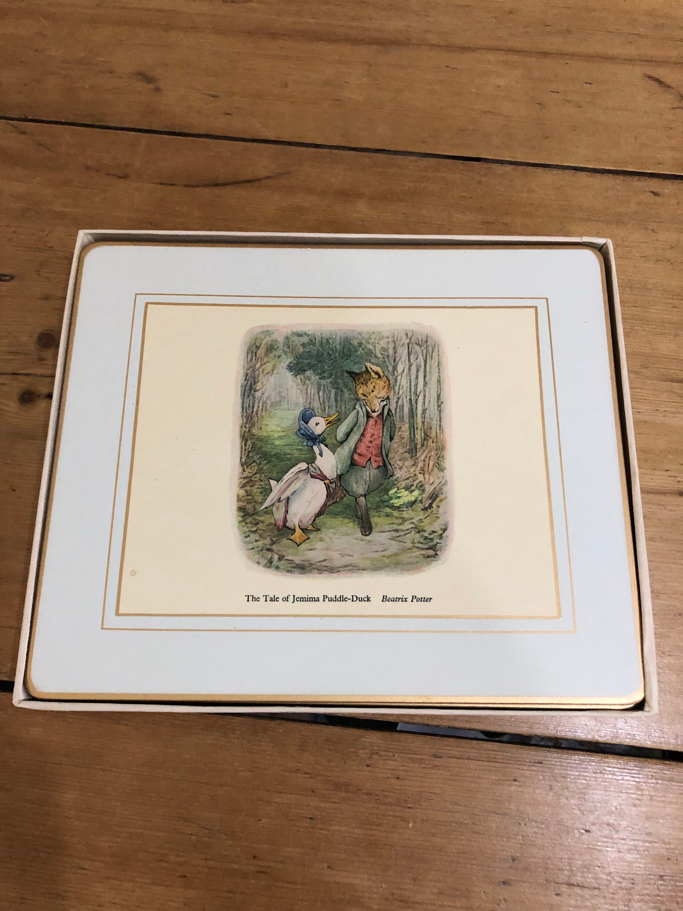 Set of 6 Matador Lady Clare Beatrix Potter Table Mats - Etsy 日本