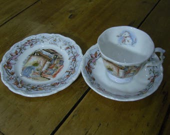 ロイヤルドルトン　Brambley Hedge THE WEDDING ２点 Vintage Royal Doulton 