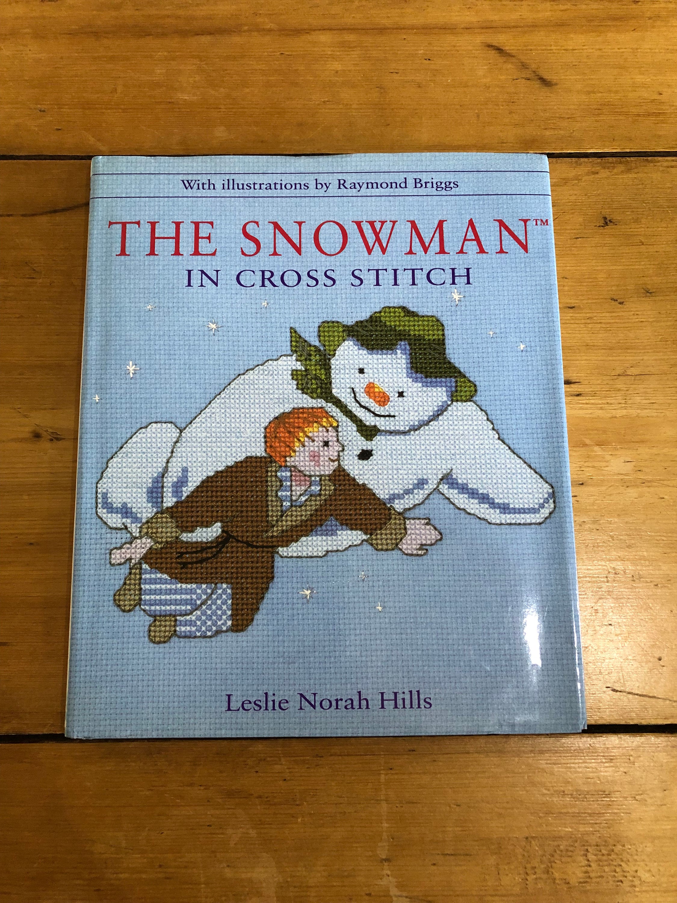 人気ブランドを Stitch Cross in Snowman The Pattern Etsy - Book 洋書