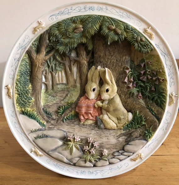 Bradford Exchange Beatrix Potter Musical 3D Plate 'beside His