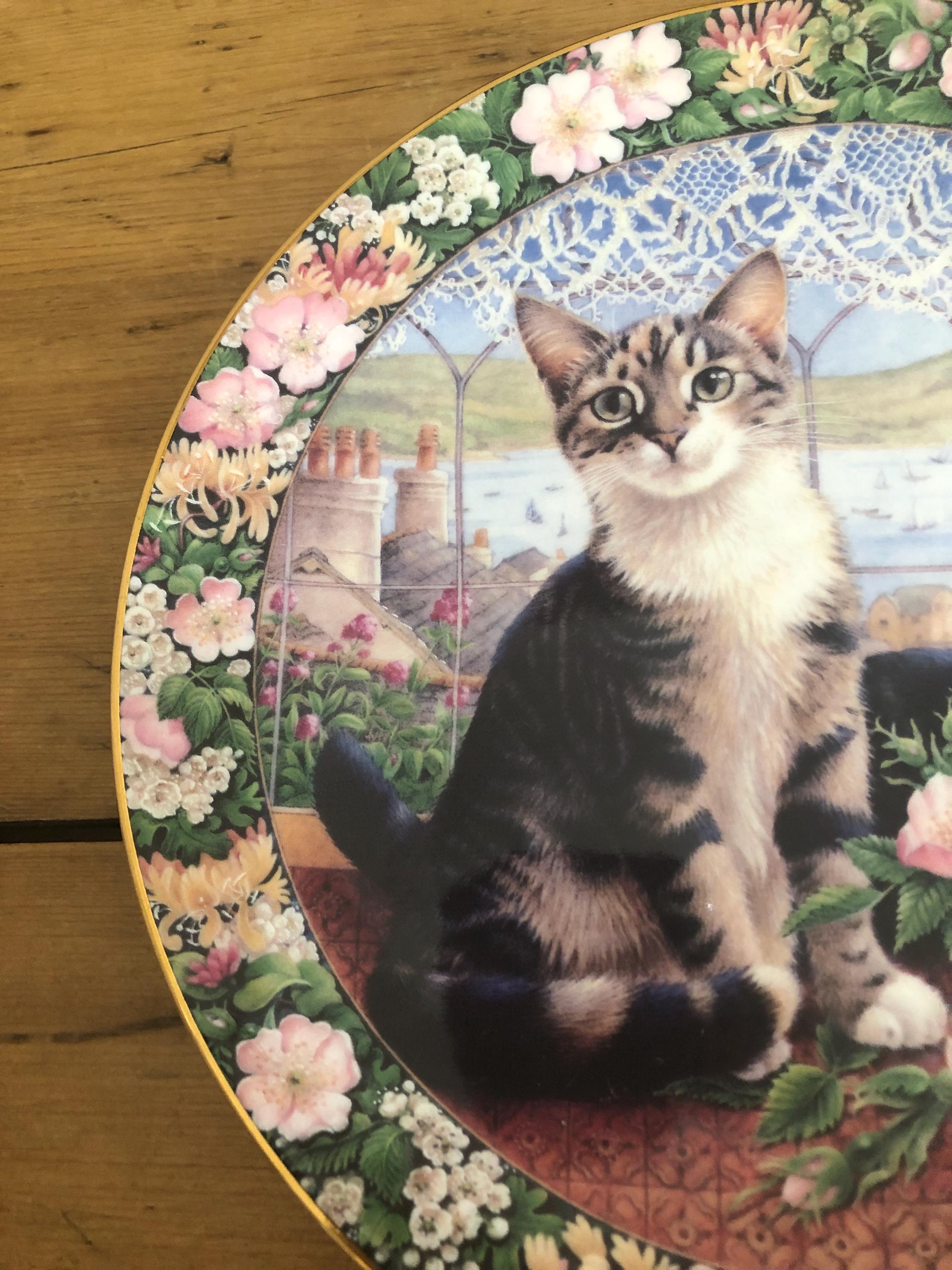 Royal Doulton, Lesley Anne Ivory, Cats in the Window Plate, Harry