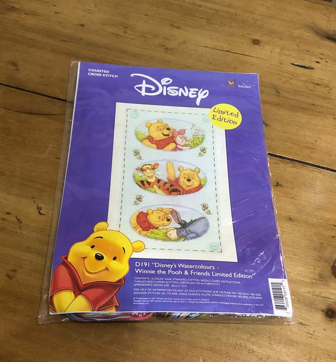 Disney Winnie the Pooh Cross Stitch Kit D191 Disney's Etsy