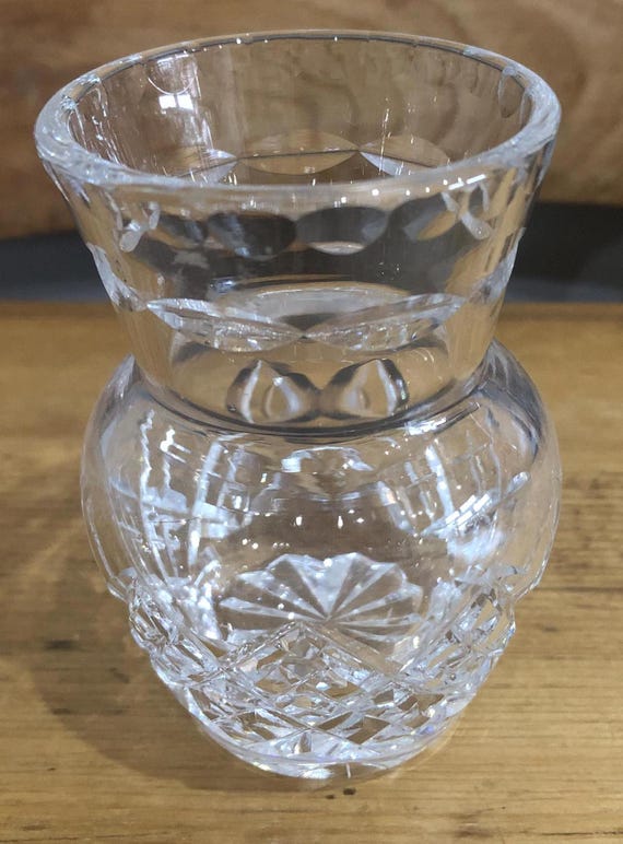 Thomas Webb Small Cut Glass Lead Crystal Vase - Etsy Ireland
