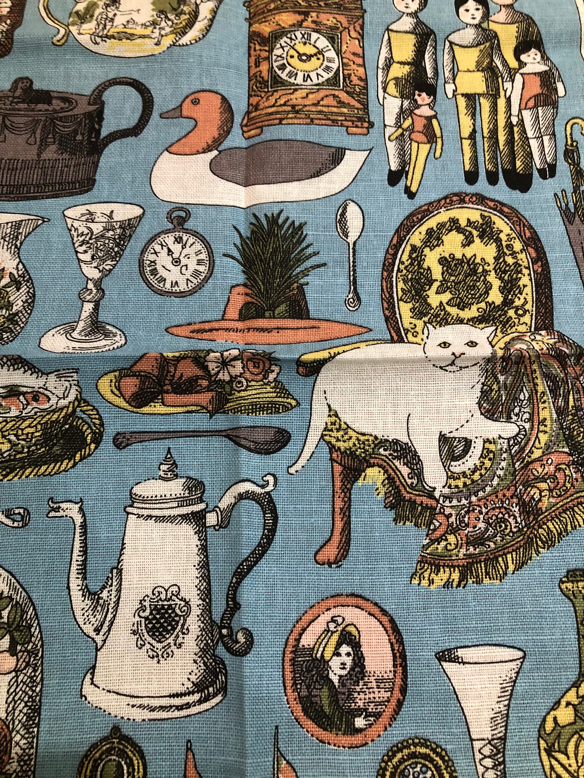 Cache-théière Vintage Pat Albeck 'Antiques Shop' - Coton Multicolore - Made In England