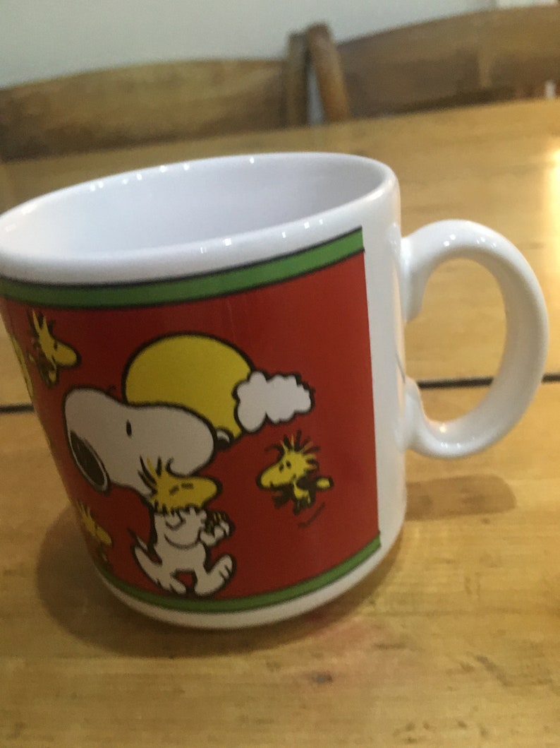 Vintage Snoopy 'good Morning Sunshine' Mug Etsy Singapore