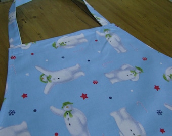 The Snowman Fabric Apron