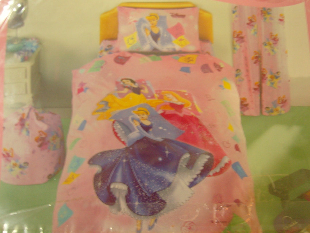 Disney Princess Duvet Cover and Pillow Case Unused Etsy UK
