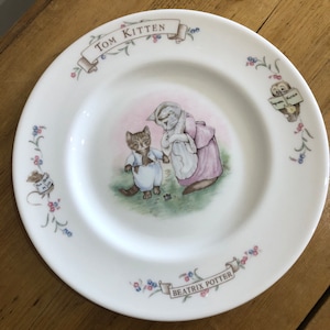 Plato con caja de 8&quot; Tom Kitten de Royal Albert Beatrix Potter