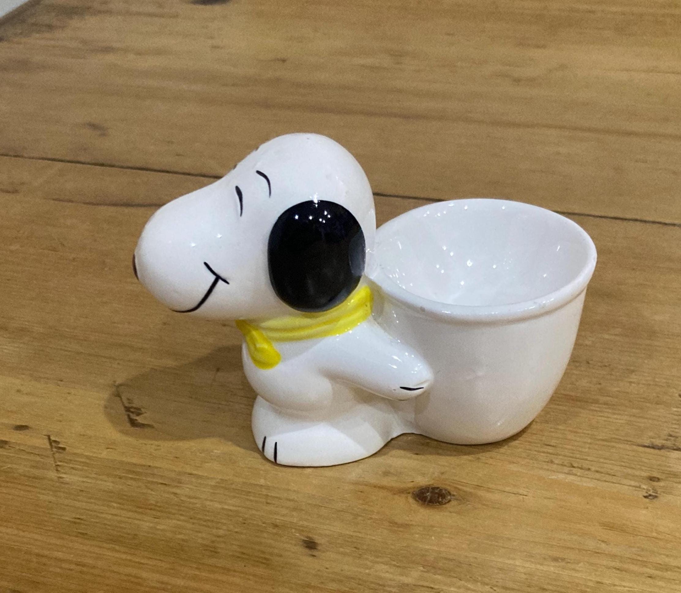Vintage Snoopy Egg Cup - Etsy
