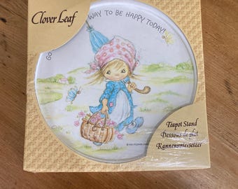 Klaverblad Betsey Clark melamine theepotstandaard