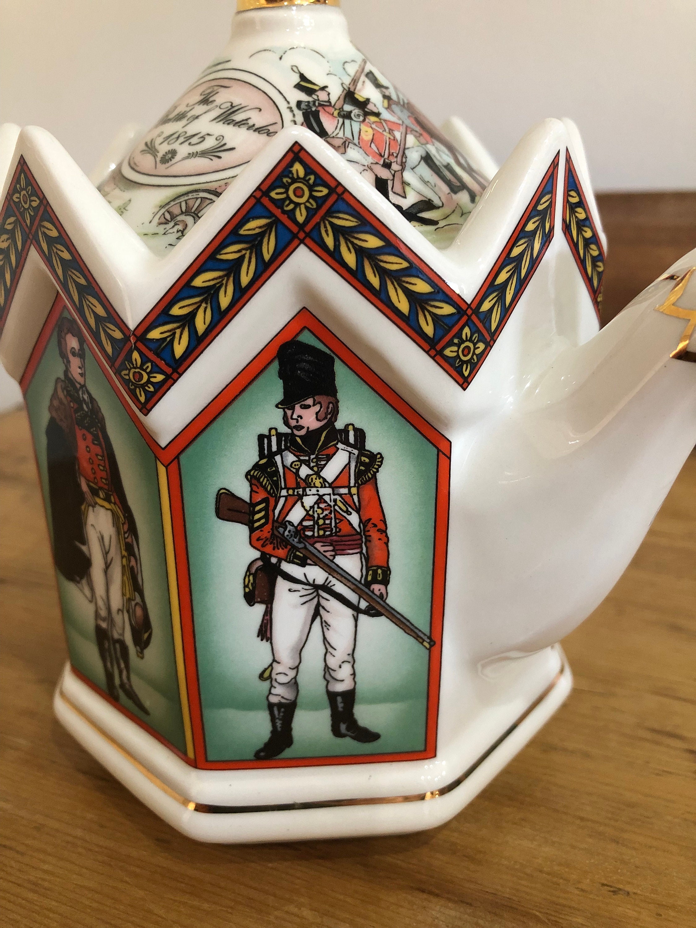 Sadler Minster Battle of Waterloo Teapot Etsy UK