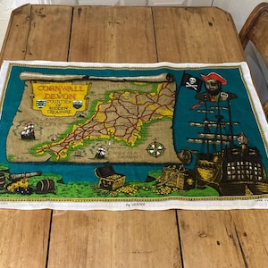 Ulster Weavers Devon and Cornwall, Counties of Hidden Treasure, Irish Linen Tea Towel
