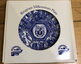 Buy Ringtons Millennium Celebration Blue and White Year 2000 Plate