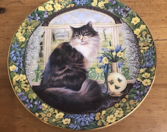 Bone China Collectors Cat Plate by Lesley Anne Ivory - 3 Different