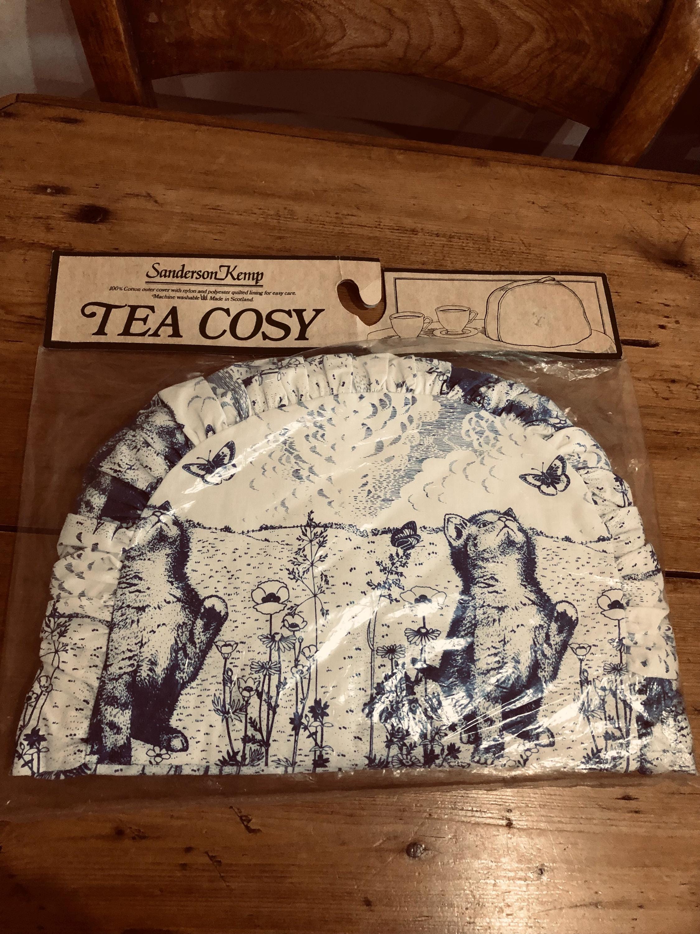 Sanderson Kemp Cat Kitten Tea Cosy