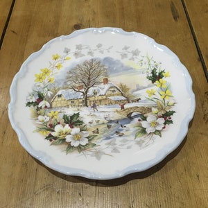 Royal Albert Cottage Garden Plate, Winter