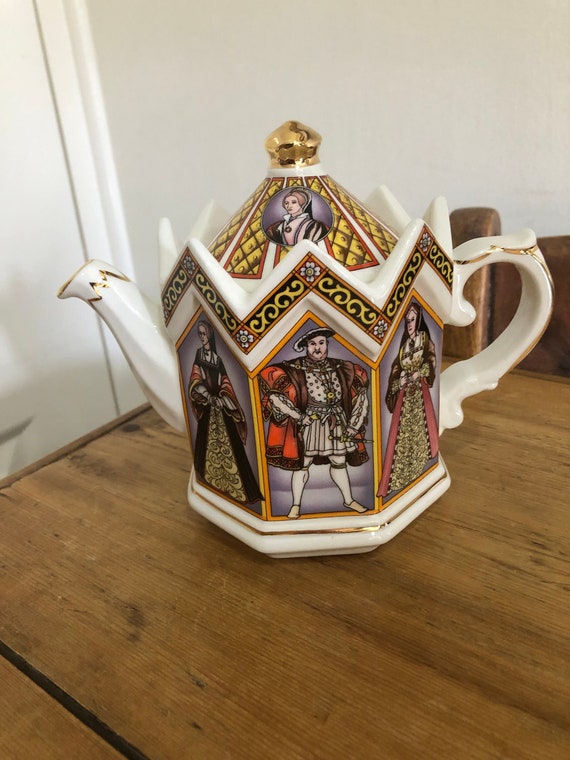 Sadler Minster Henry VIII Teapot Etsy