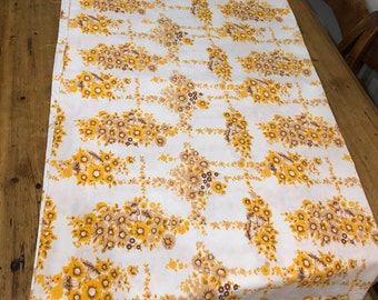 Vintage Flowery Double Bed Sheet