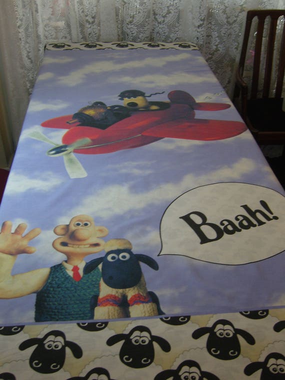 Vintage Wallace And Gromit Single Duvet Cover Pillowcase Etsy