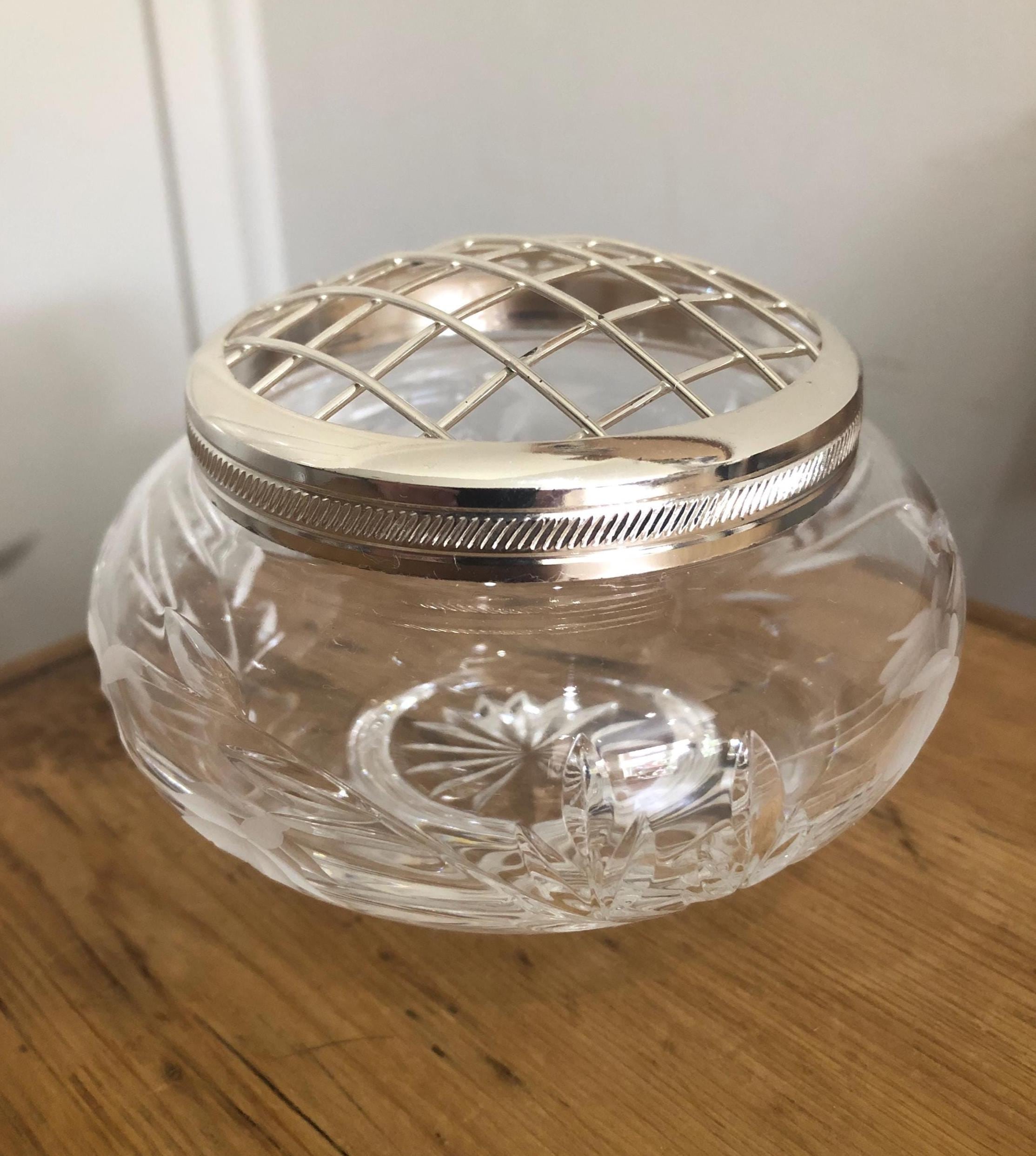 Stuart Crystal Rose Bowl - Etsy