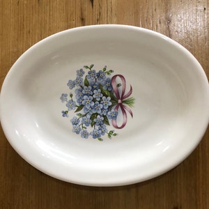 Vintage St. James-vergeet-mij-nietje-zeepbakje