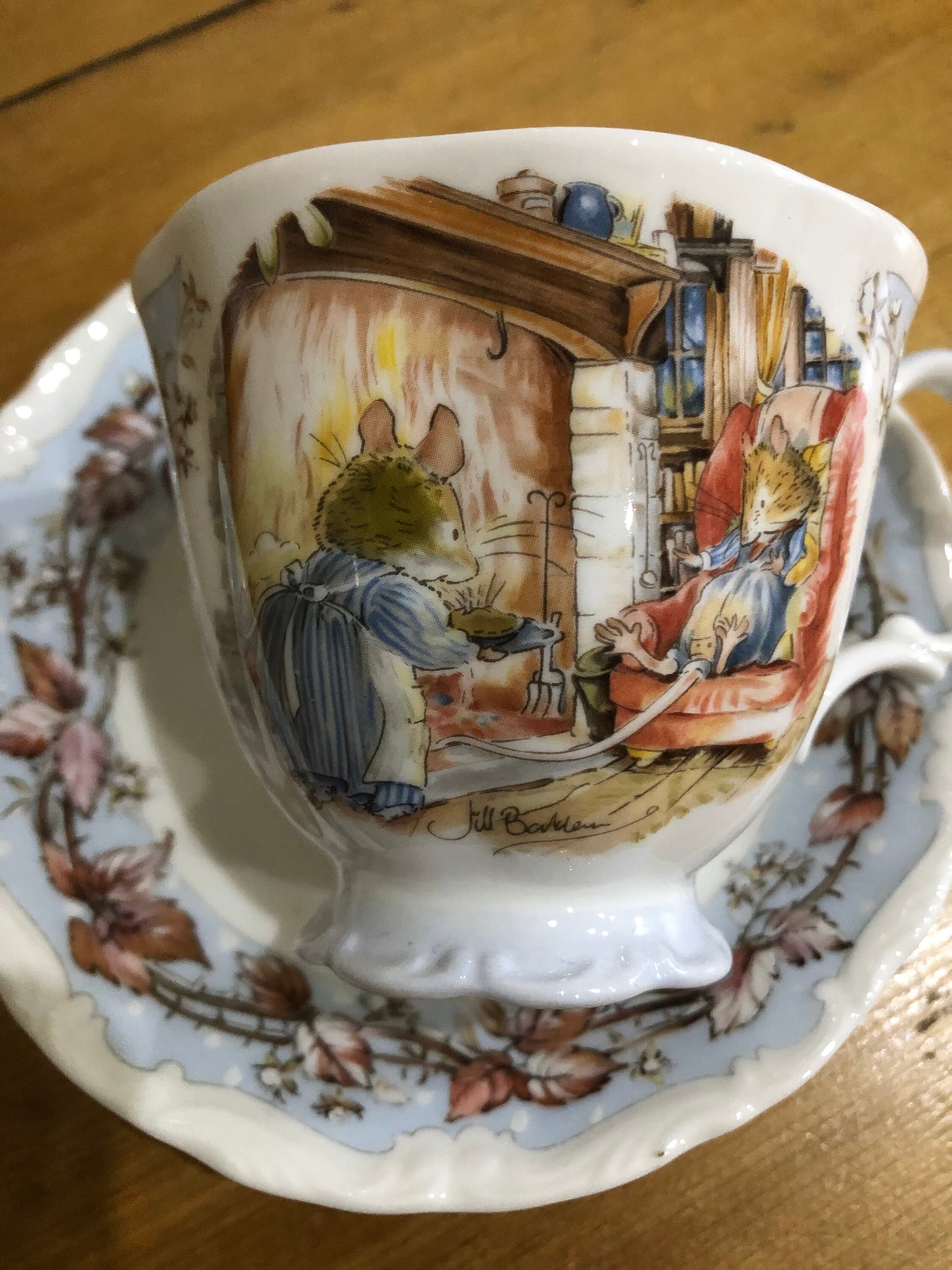 Brambly Hedge Winter Cup and Saucer Duo - Etsy UK