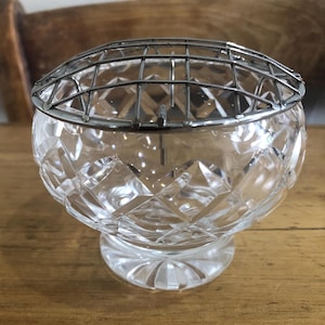 Cut Glass Rose Bowl
