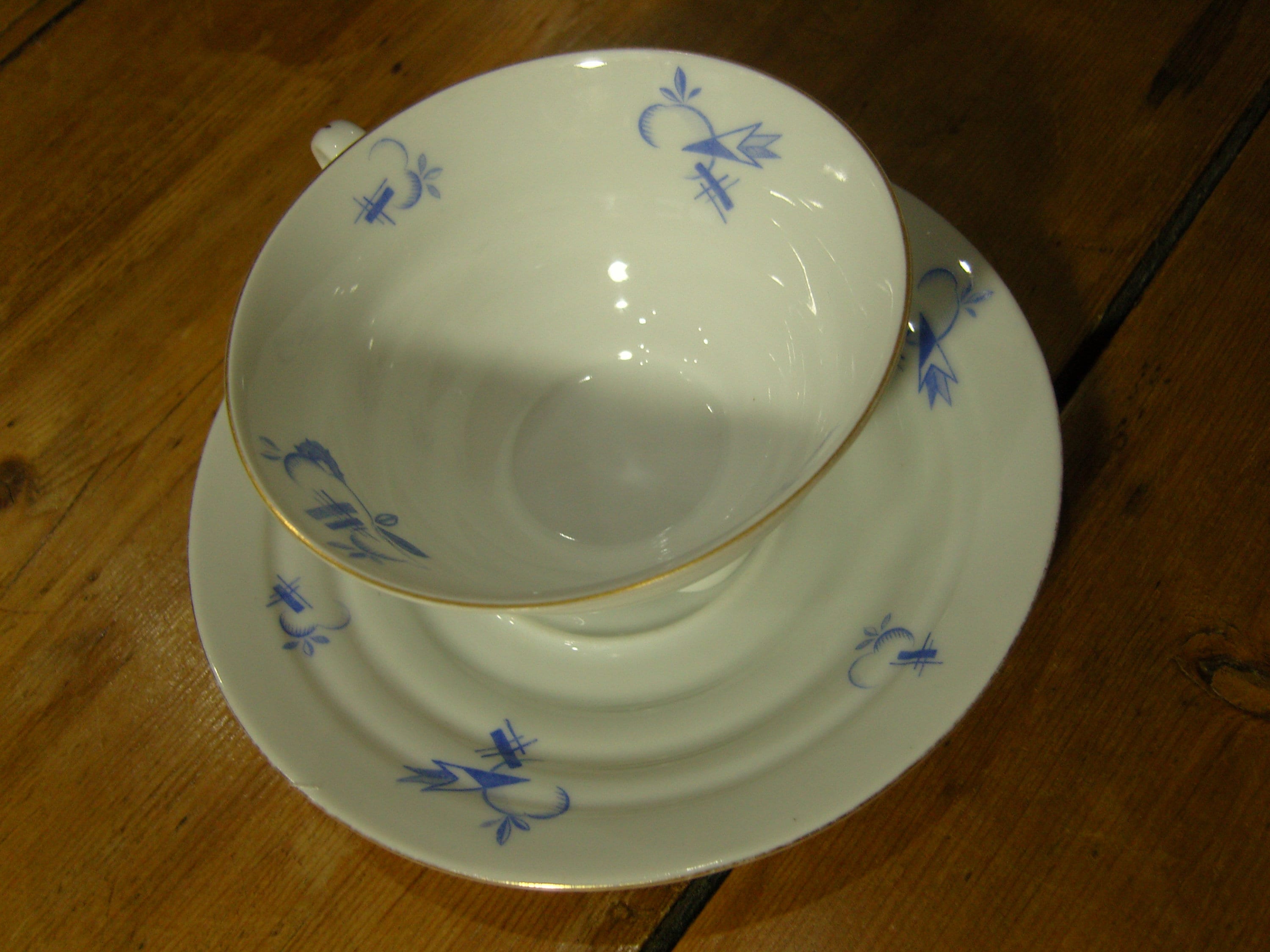 Assiette Creuse Seltmann Weiden - 1/2 Dick - Décor Bavarois 23 - Porcelaine Allemande - Soupe, Dessert