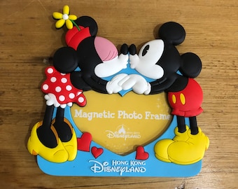 Disneyland Mickey and Minnie Mouse Magnetic Photo Frame