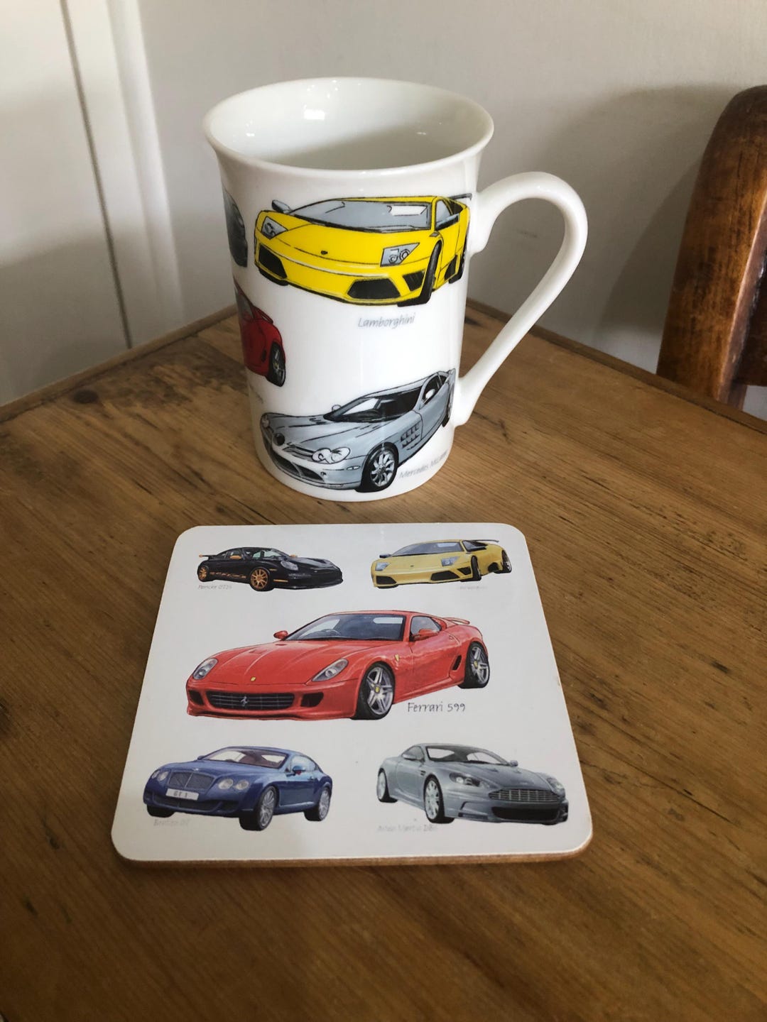 レオナルドコレクション スーパーカー マグカップ＆コースター - Etsy 日本