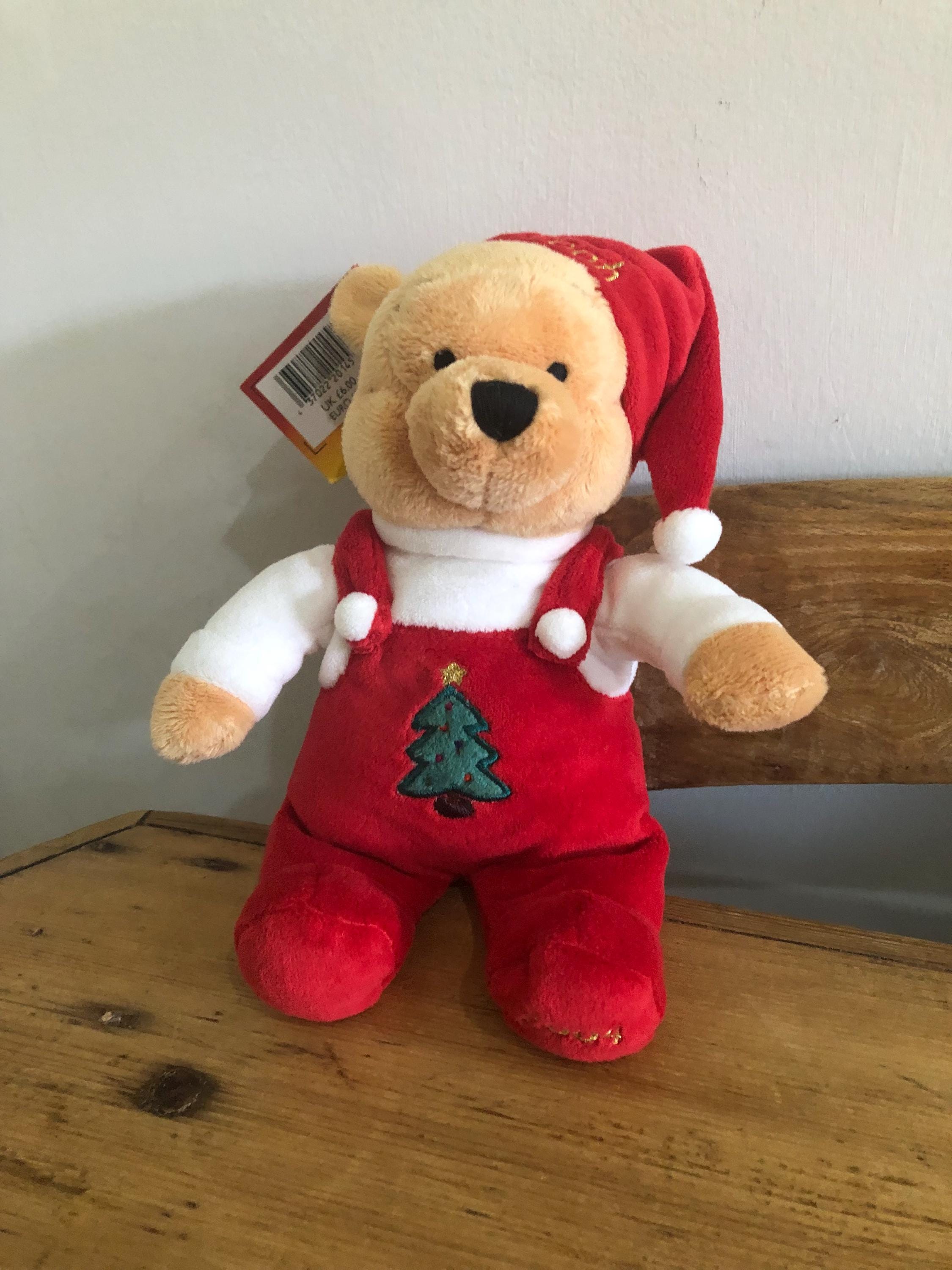 Christmas 2004 Winnie the Pooh Beanie Plush Cuddly Toy - Etsy