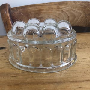 Vintage Glass Jelly Mould