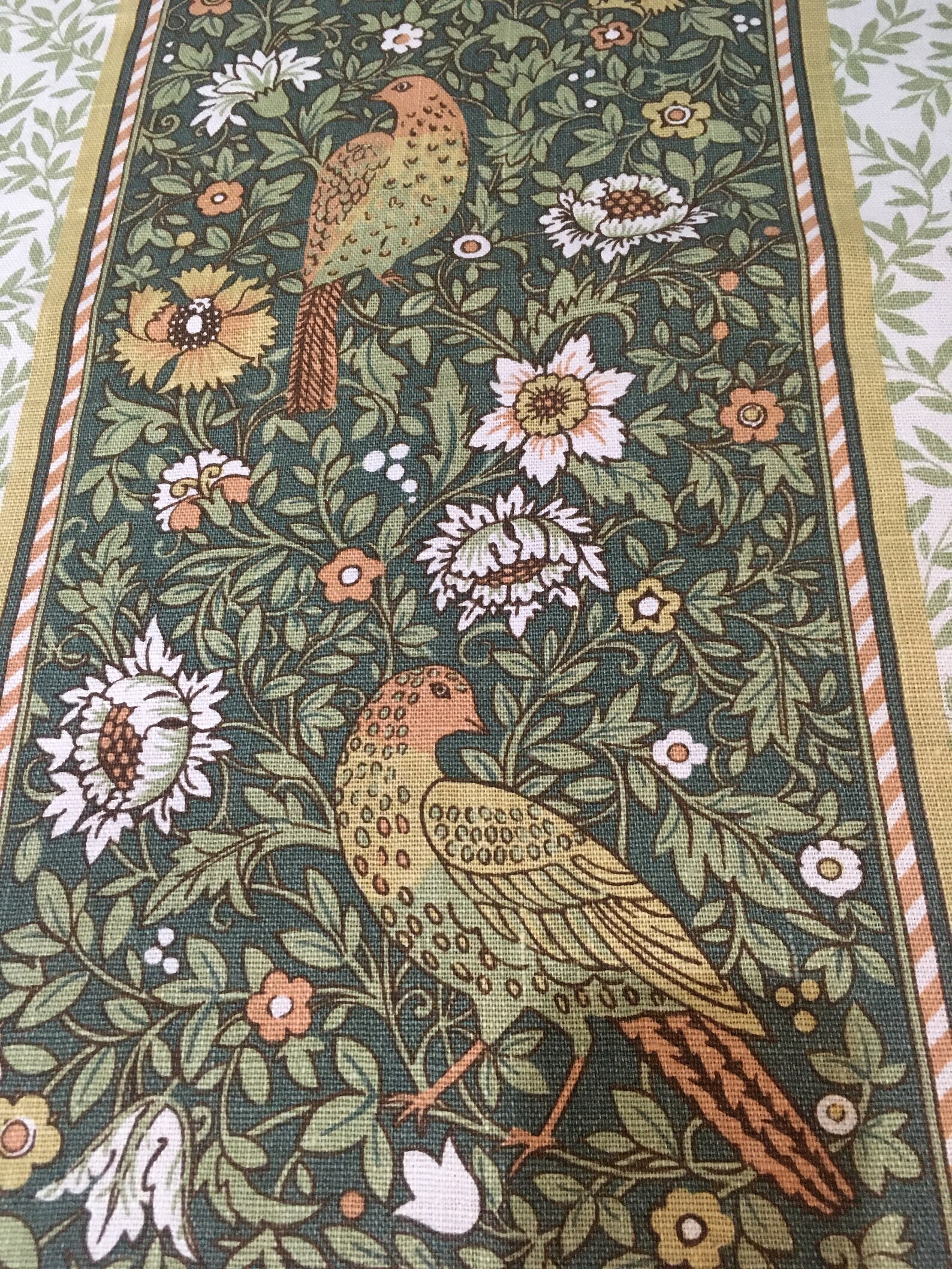 Vintage National Trust Pat Albeck Design Tea Towel Etsy UK
