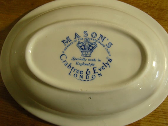 Porte-savon Céramique Crabtree & Evelyn London Mason's (vert, Occasion)