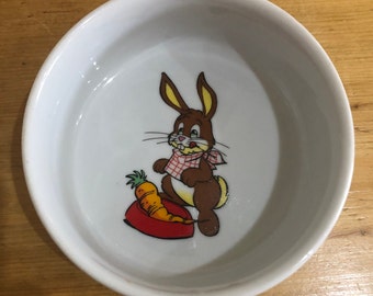 Child's Bunny Rabbit Bowl