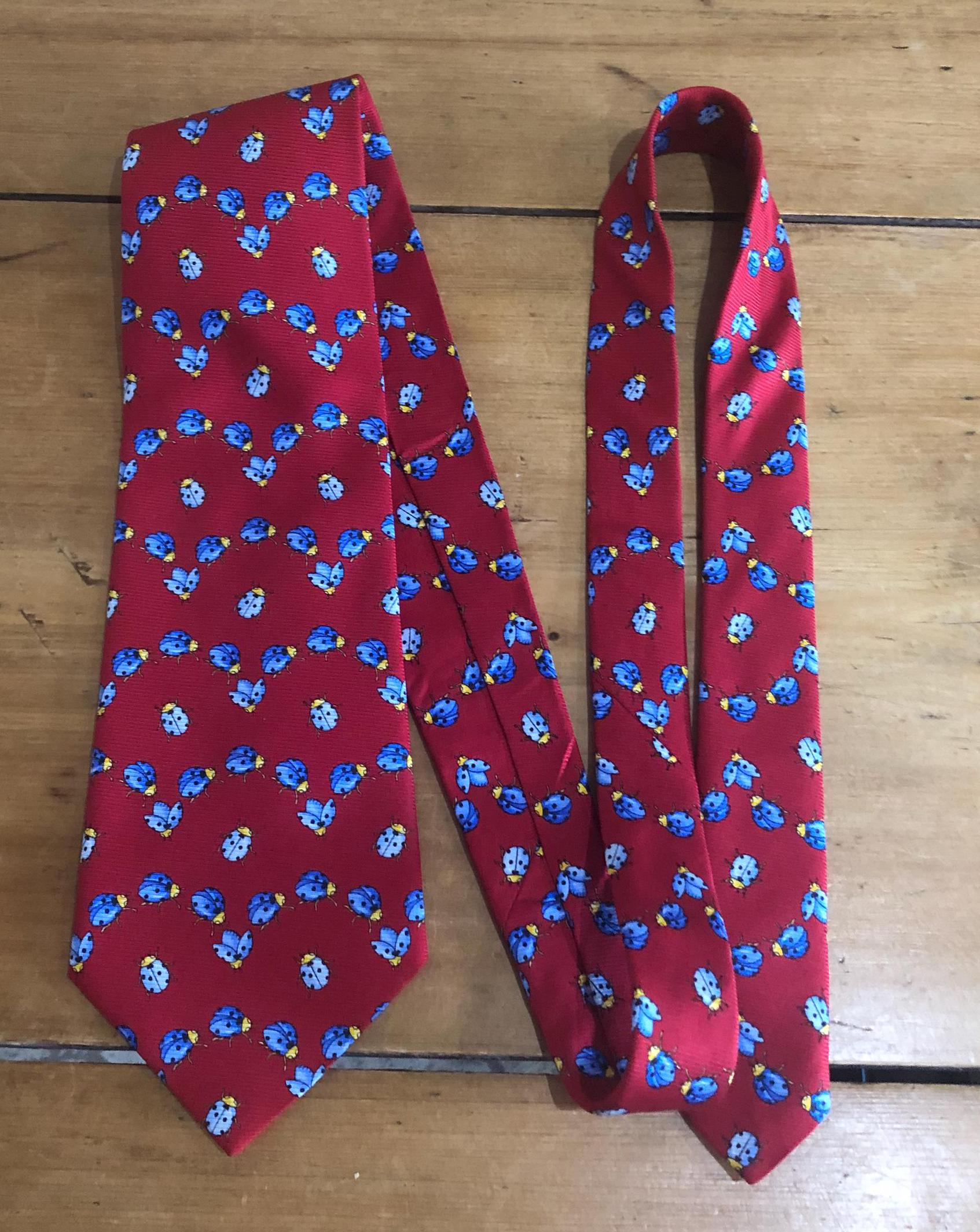 ヴィンテージ アスコット レディバード シルクネクタイ - Etsy 日本