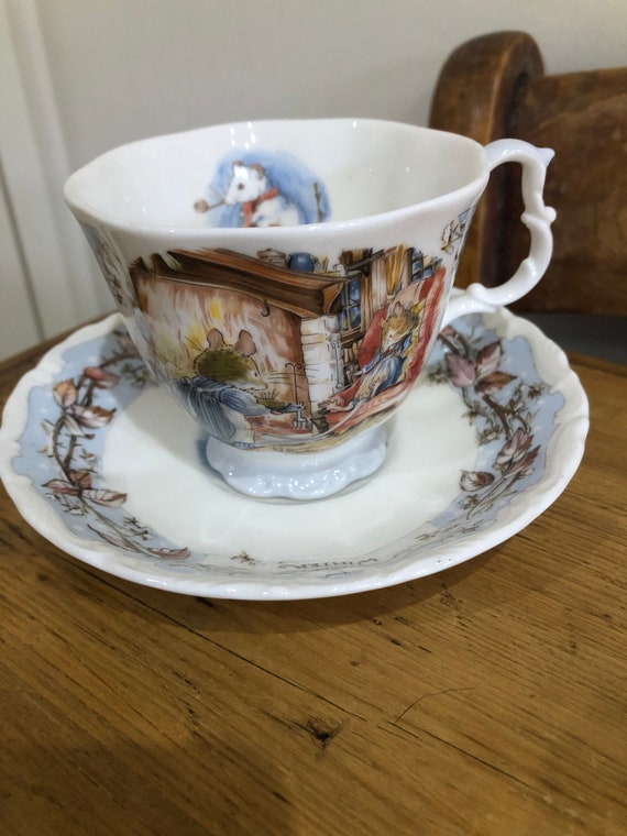 Brambly Hedge Winter Cup and Saucer Duo - Etsy UK