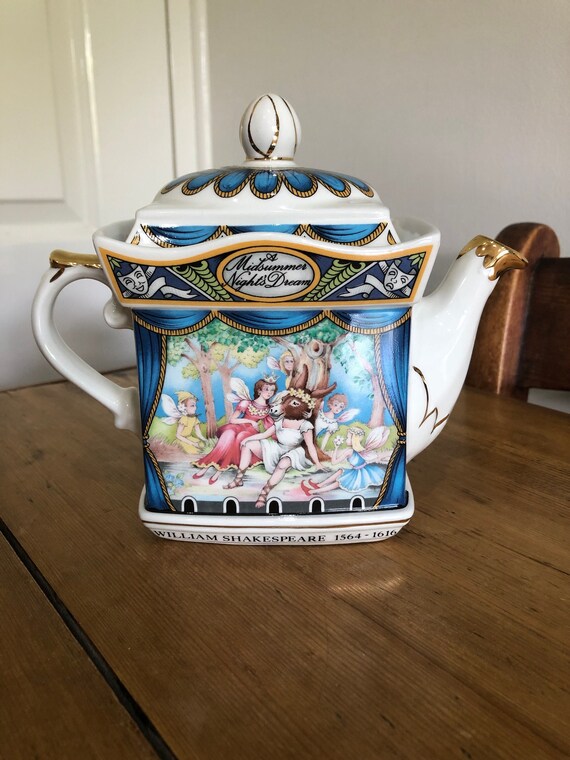 A Midsummer Night's Dream Sadler Teapot Etsy UK