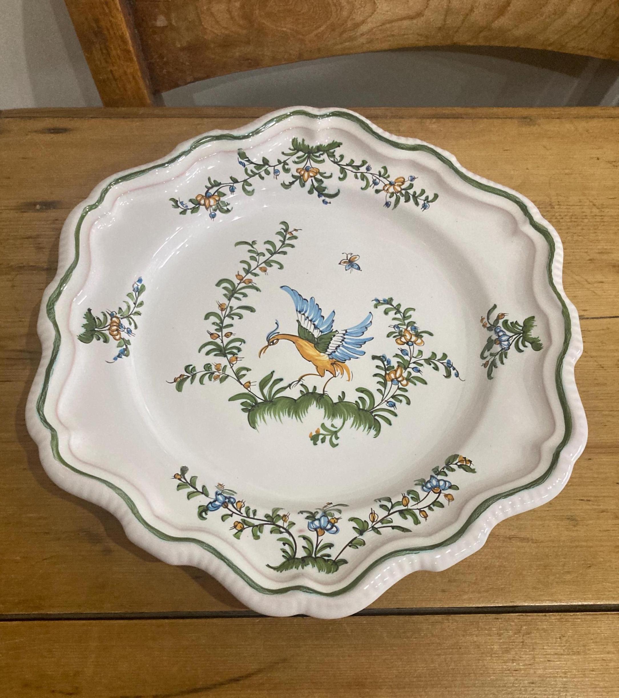 Moustiers plate - Etsy 日本
