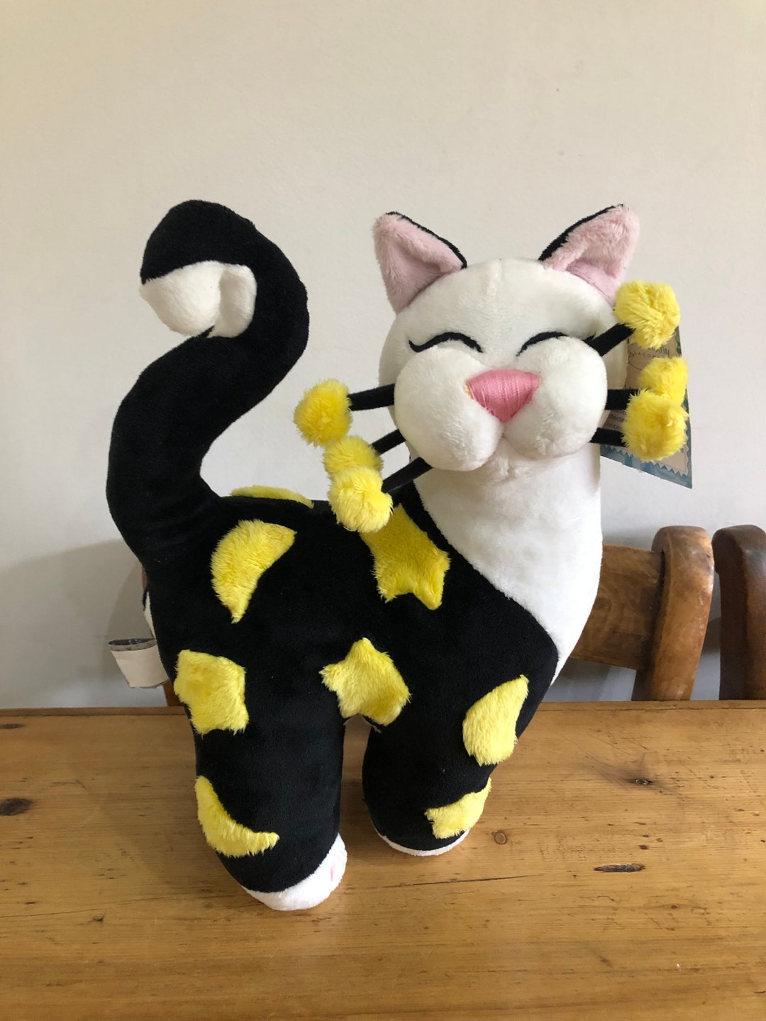 Amy Lacombe, Whimsiclay, Celestial Cat Plush Cuddly Toy - Etsy